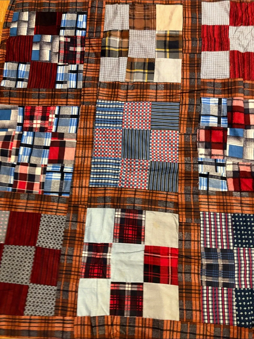 70x75 Handmade Quilt Topper